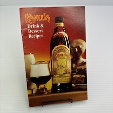 Kahlua Drink & Dessert Recipes Booklet Vintage Kahlua Liqueur Advertising