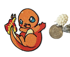 POKEMON BABY CHARMANDER CHARACTER EMBROIDERED IRON ON SEW ON PATCH FS
