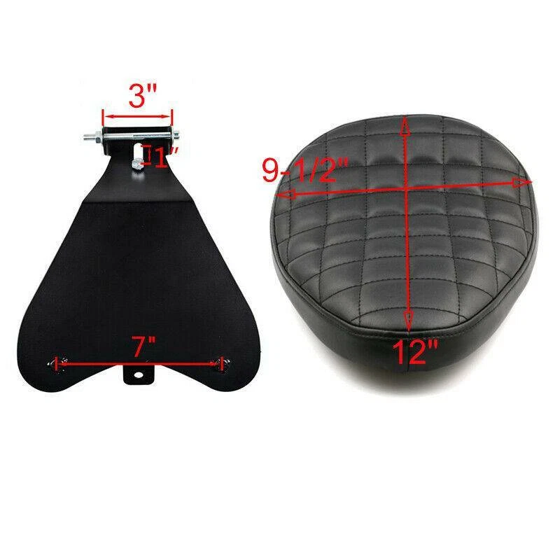 Kit de resorte de asiento bobber solo para motocicleta Honda Yamaha Virago XV 1100 750 535 Foto 4 de 4