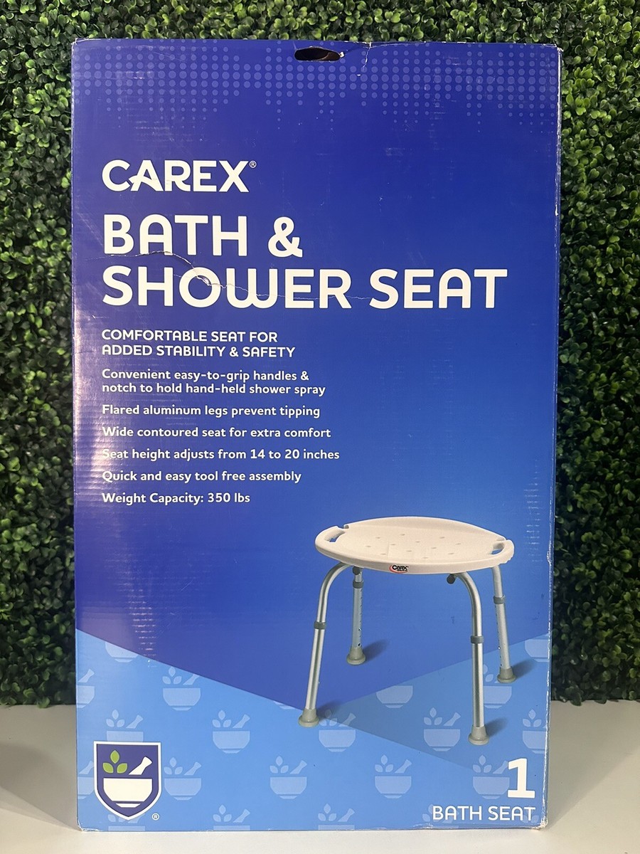 Carex Adjustable Bath and Shower Seat
