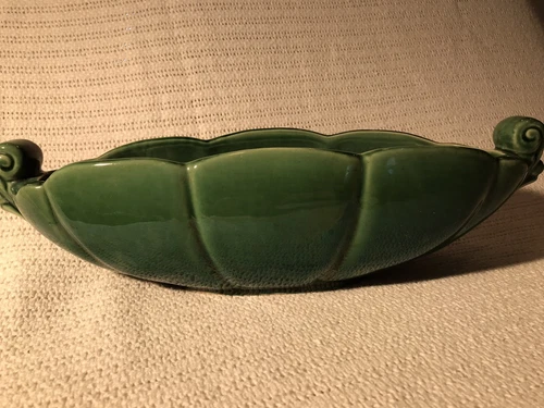 Vintage 1960's McCoy Pottery Long Green Planter Mid Century Modern RARE!!