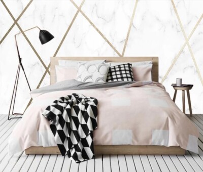 3D White Texture Lines ZHUA14741 Wallpaper Wall Murals Removable Self-adhesive