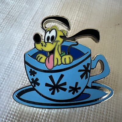 WDW Disney Pin Pluto in Teacup Pin Trading - Teacup Ride