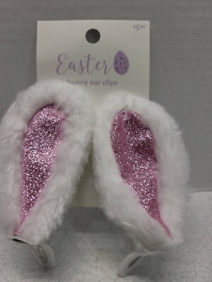 Easter Bunny Rabbit Ear Clips Costume Dress Up Play Kids 4.5'' Fun