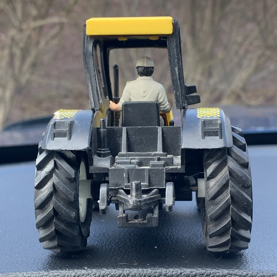 Vintage New Ray RZ-1 Push Yellow Tractor 5" - Image 4 of 4