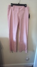 Women  s Papaya Wide Leg Trousers Pants Pink Size Large Belt Loops