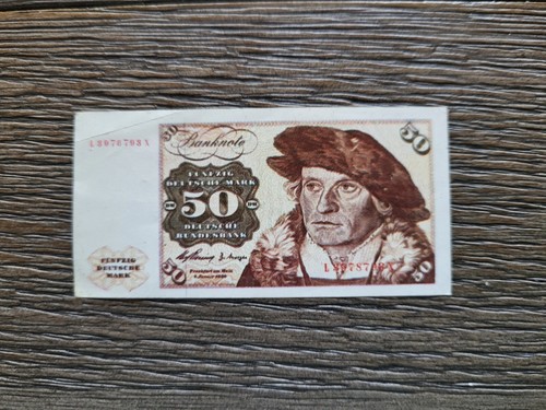 Germany 50 Deutsche Mark Bank Note 1980 P-33 circulated Federal Republic