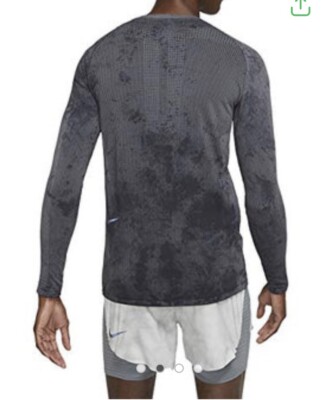 Nike Tech Pack Men's Long-Sleeve Running Top - Grey size L Mens BV5681 011