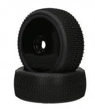 Performa Megabite 1:8 Mounted Tire (White Compound) (Black Carbon Wheel) 1pr