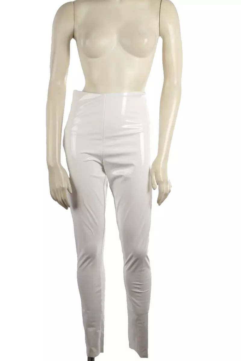 White clearance liquid leggings