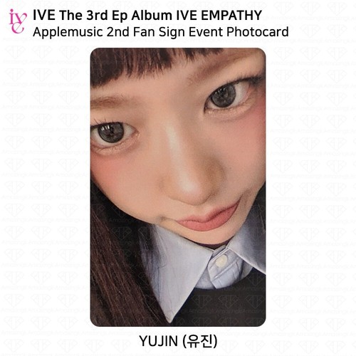 IVE The 3rd EP Album IVE EMPATHY Applemusic 2nd Fan Sign Event Photocard KPOP - Bild 8 von 16