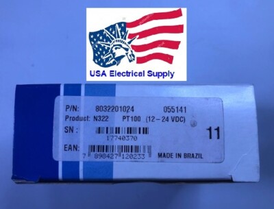 8032201024 N322 PT100 Novus Temperature Controller 12-24VDC