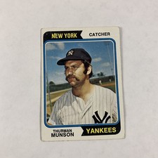 1974 Topps Set-Break #340 Thurman Munson New York Yankees VG, VG+