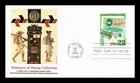 US COVER ROMANCE OF STAMP COLLECTING BRAZIL FIRST DAY ISSUE FLEETWOOD