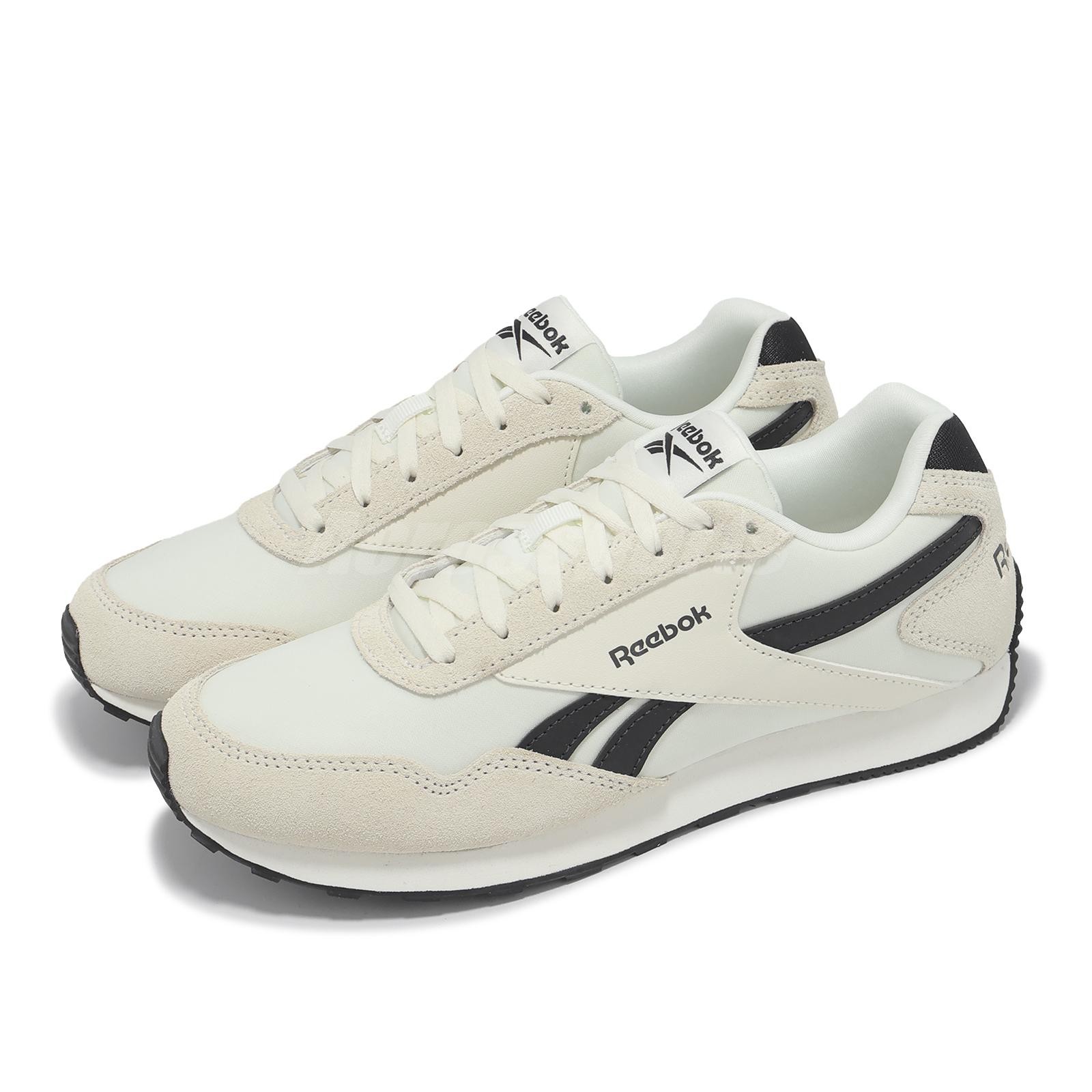 Reebok Glide Low Chalk Beige Black Women Casual Lifestyle Shoes 100208666