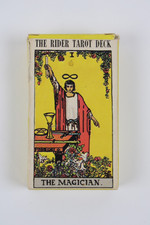Vintage The Rider Tarot Deck The Magician 78 Waite Cards (482-1 II4)