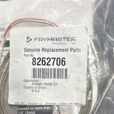 Frymaster 8262706 ATO/AIF Probe Kit OCF/LOV Gas Fryer Control Component
