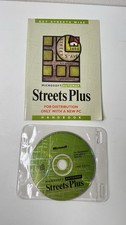 Microsoft Automap Streets Plus 1997 CD w/ Handbook Vintage PC Software
