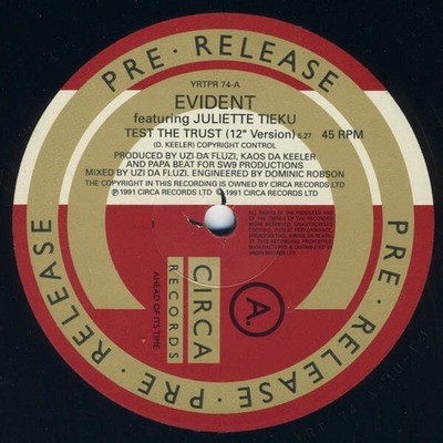 Evident - Test The Trust (VINYL)