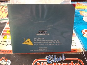 Notice Manuel Original De Jeu Hudson Hawk Pour Nintendo Nes en FRA