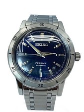 Seiko Presage Style60's Mechanical Watch 4R35-06H0 Navy Used