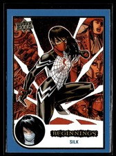 2023 Upper Deck Marvel Beginnings Blue #36 Silk