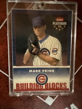 2002 Fleer Platinum - Building Blocks Mark Prior #262 #d 07/22.   RARE card.   