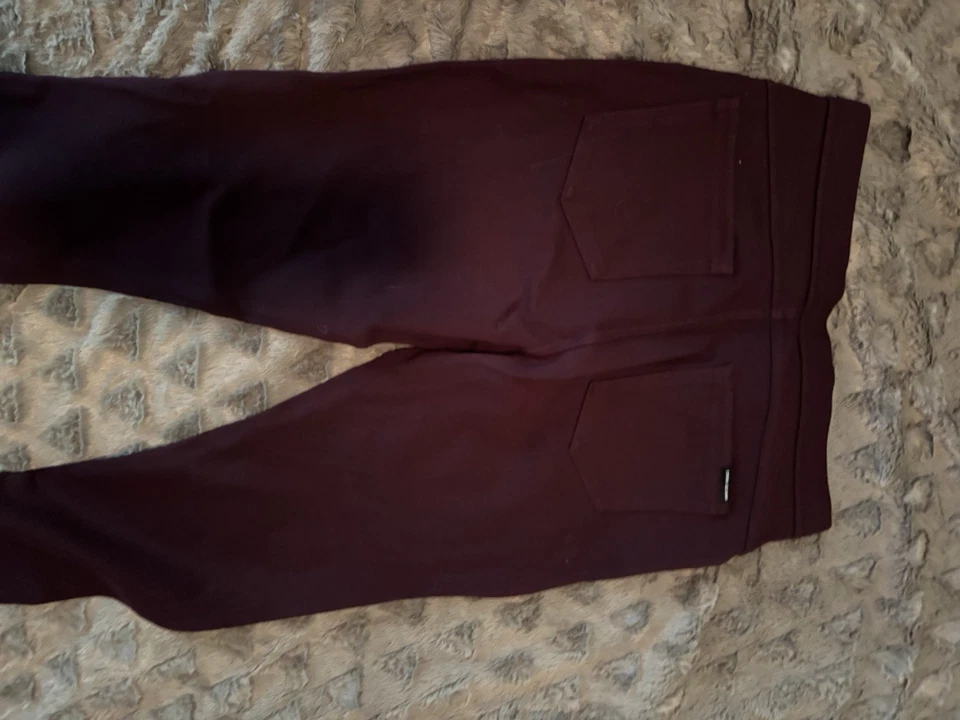 DKNY Jeans Damas Pull on Ponte Pantalón Pantalón Calce Ajustado Calce Ajustado Leggings Talla M Foto 3 de 4