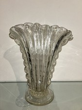 Vaso In Vetro Barovier E Toso Murano Vintage