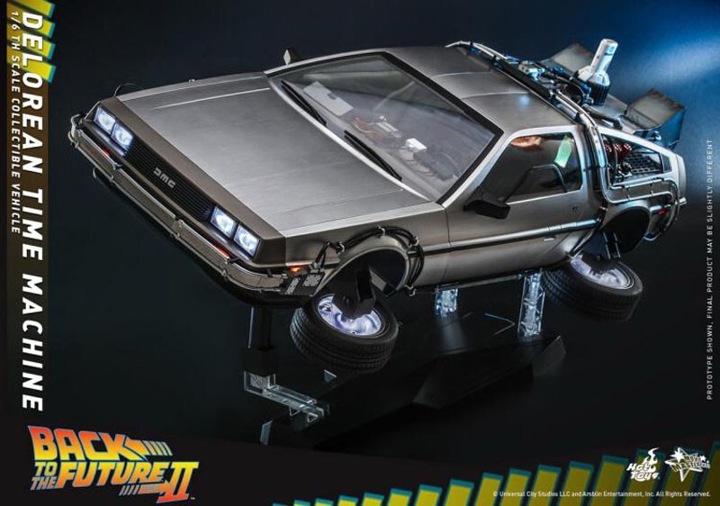 NEW HT MMS636 Back to the Future2 1/6 DeLorean Time Machine 