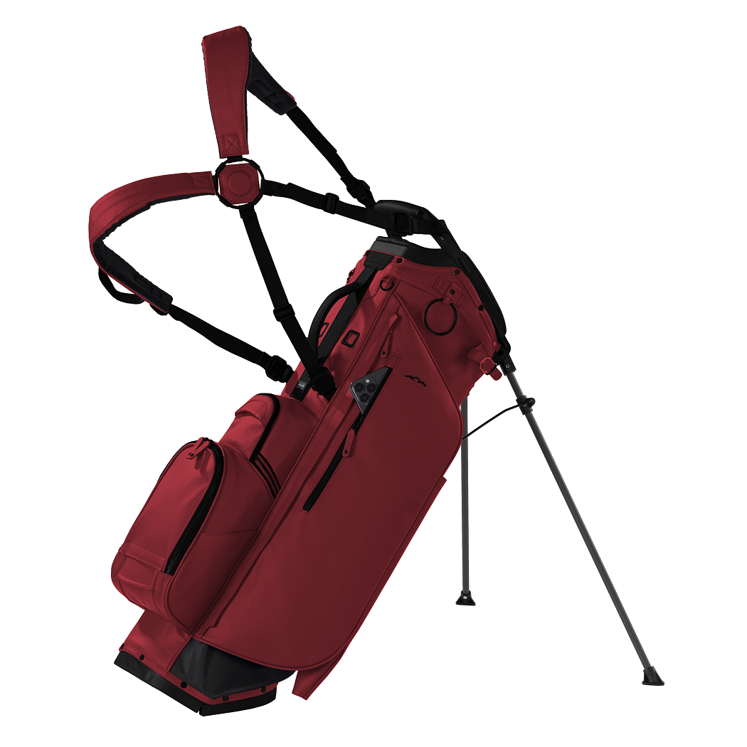 Sun Mountain Matchplay 14-Way Stand Bag Duravinyl Golf Carry Bag – Merlot