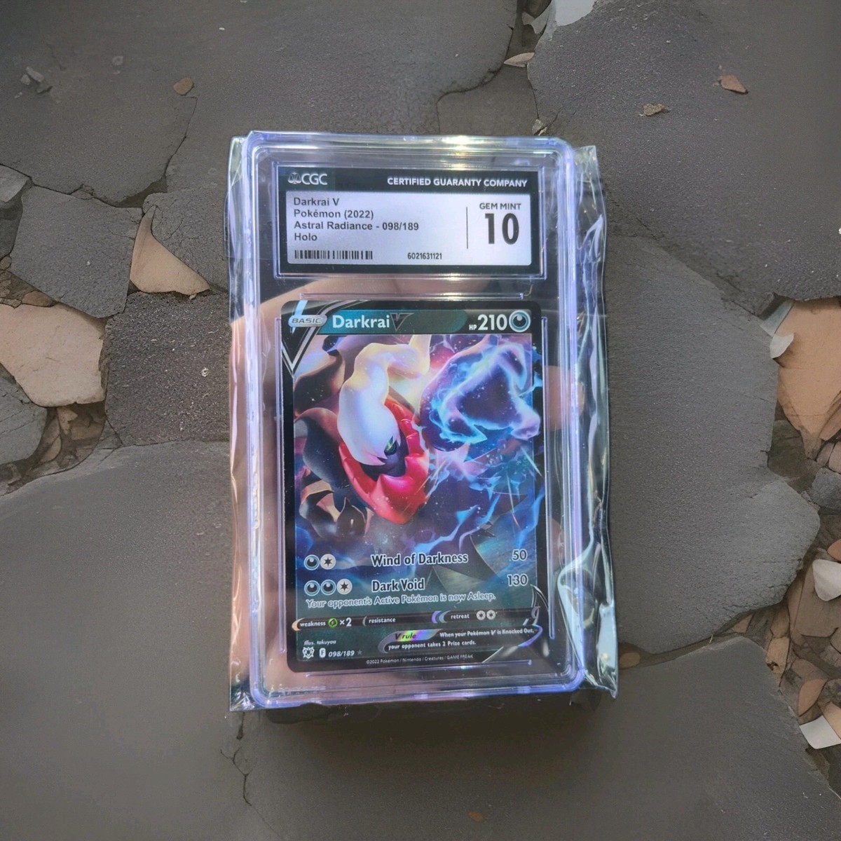 CGC 10 Darkrai V 098/189 Astral Radiance Full Art Double Rare