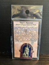 28) Bryce Canyon Utah Hiking Walking Stick Medallion Thor's Hammer National Park