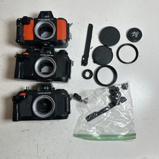 Lot of 3 Nikon Nikonos Black 35mm Underwater Compact Film Camera - For Parts