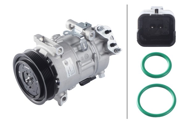 Hella Kompressor Klimaanlage >>> Easy2Fit <<< 8FK 366 201-141 12V FüR Peugeot 1-image