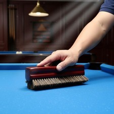 Wooden Billiard Table Brush Three Sided Bristles Convenient Sports Supplies