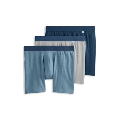 Jockey Men's Hypersoft 360 6'' Boxer Brief - 3 Pack