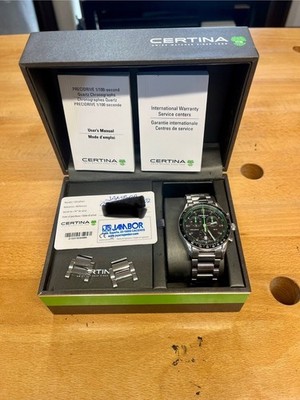CORTIS GREENGREEN マーティン 直筆サイン ② CERTINA DS - 2 Precidrive Chronograph Watch Mens Black Green