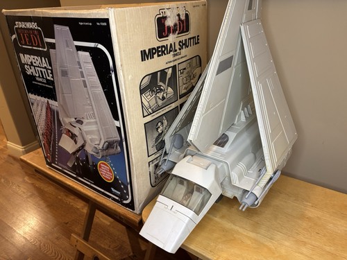 Imperial Shuttle 1984 STAR WARS Vintage Original COMPLETE Working IN BOX - Picture 8 of 8