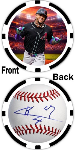 KETEL MARTE - ARIZONA DIAMONDBACKS - CHIP COMMEMORATIVO - ***FIRMATO*** - Foto 1 di 2