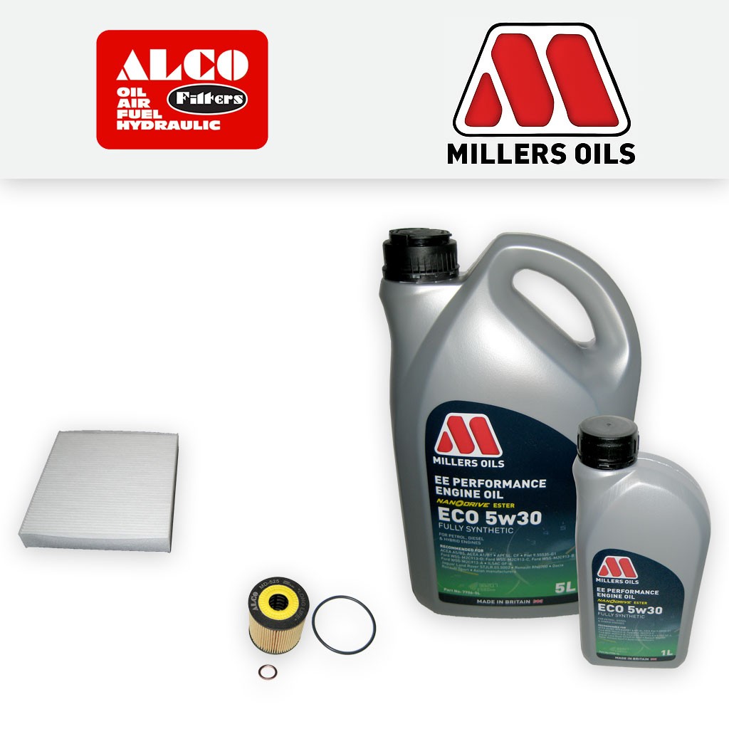 SERVICE KIT for FORD FOCUS MK2 2.0 TDCI OIL CABIN FILTERS +OIL (2004-2010)