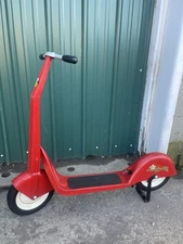 Vintage Orig 1940"S Chief Shooting Star Scooter Complete Red