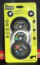 Ryobi 3" Cut-off Wheel Set - (3) Wheels, Brand New A7CW31