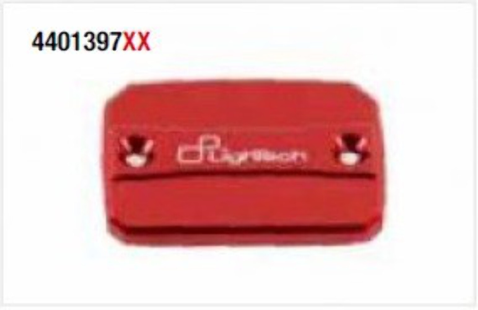 Couvercle bocal de frein avant Hyperstrada 821 étanche en alu CNC
