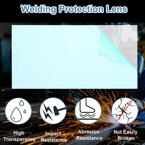 60pcs 3-13/16 x 2 in Welding Protection Lens PC Clear Len Cover Right Angle - Picture 4 of 7