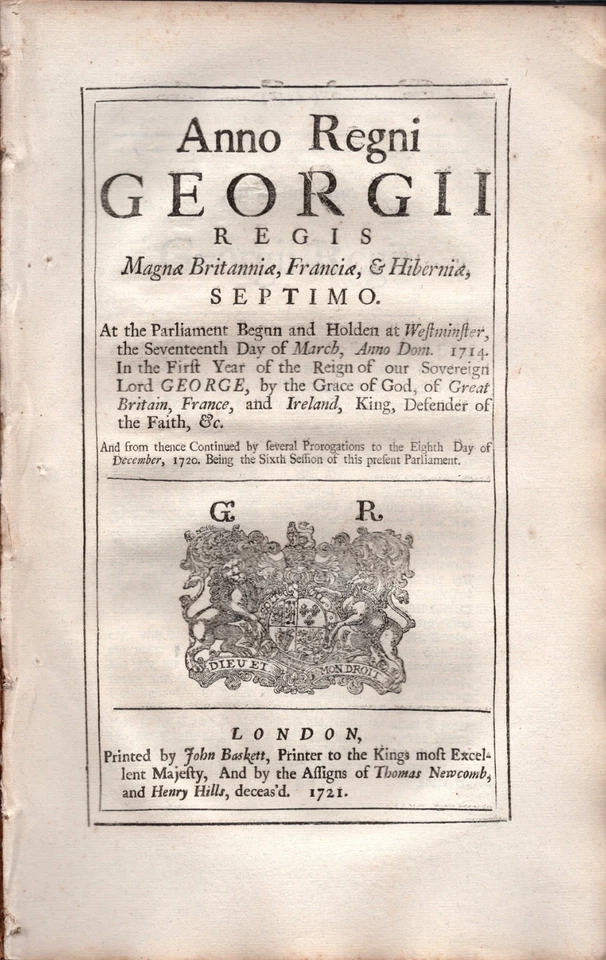 River Dane Northwich to Wheelock Bridge 1720 King George I Act Making Navigable  - Image 2 of 3