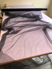 BLACK TULLE - ORGANIC FABRICS CLEARANCE SALE!