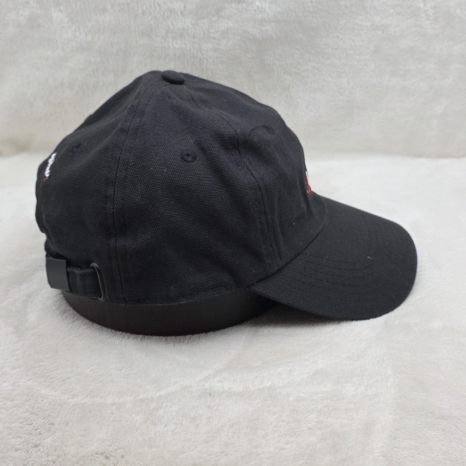 Vans Hat Cap Adjustable Strap Back Black Rose Emb… - image 6