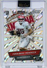 2026 Wild Card Comix Fernando Mendoza 3/4 RC Heisman Trophy #1 Draft Pick