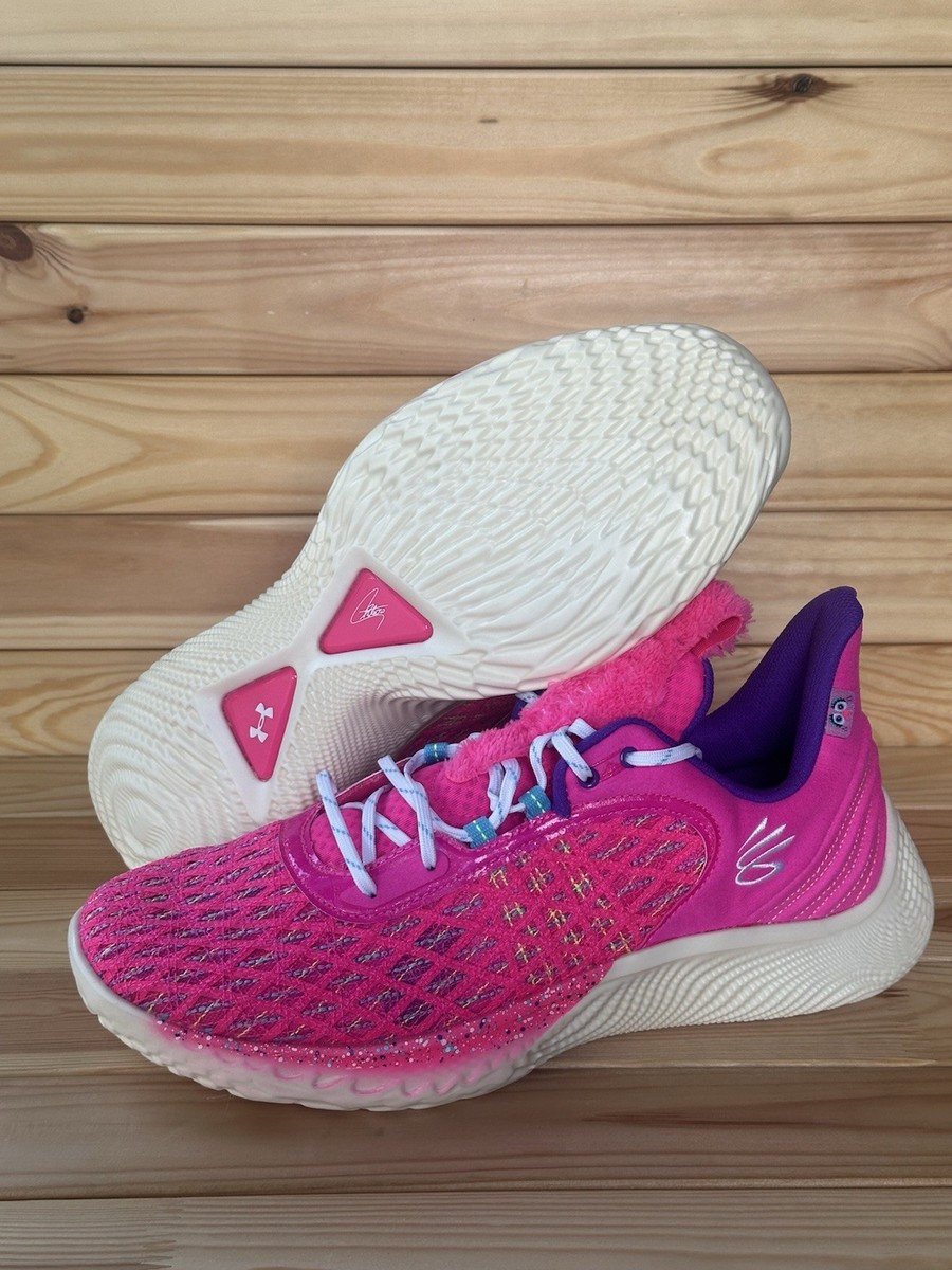 シューズ(男性用) Curry Flow 9 Sesame Street Abby Cadabby Under Armour Curry Flow 9 Sesame Street Pink Abby Cadabby Sneakers
